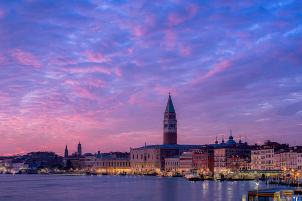 istock St Mark's Square bell tower at sunset in Venice 1290674315