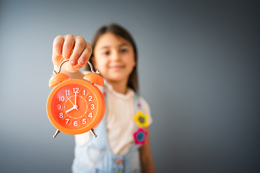 Clock, Child, Hand, Holding, Business