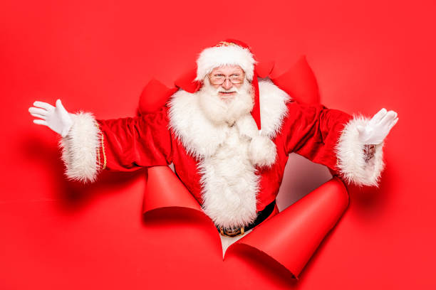istock Christmas time is coming! Real Santa Claus with white beard . 1290680034