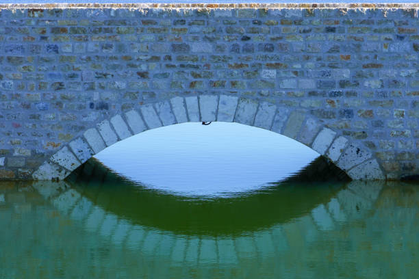 Telephoto image of Athpula the 17th century bridge shot late afternoon.