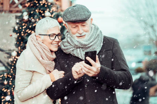 istock Beautiful senior couple during Christmas 1290692012