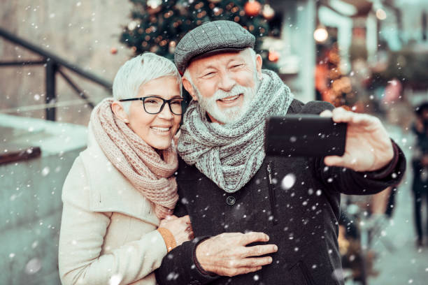 istock Beautiful senior couple during Christmas 1290692065