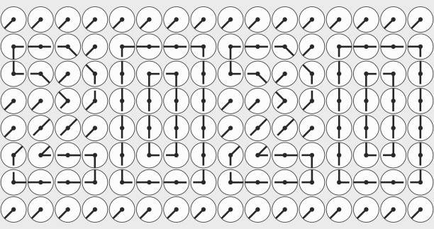 18 clocks display the \