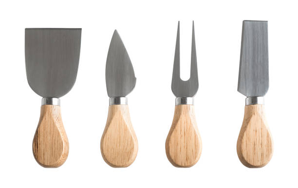 istock Set of Cheese knifes isolated on whitebackground 1290697078