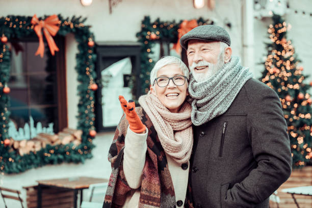istock Beautiful senior couple during Christmas 1290697317