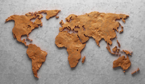 istock World map made of clay 1290697334