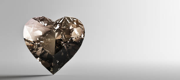 istock Heart shaped gemstone, precious jewelry. Valentine's day 1290697362
