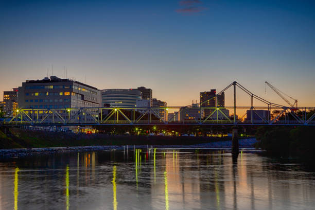istock Okayama City in Japan At Twilight. Horizontal Image Composition 1290701673