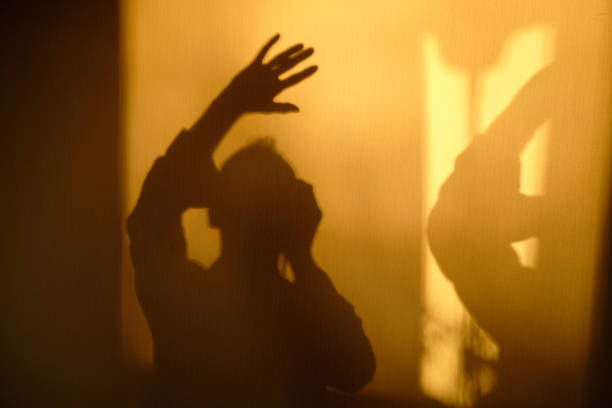 istock Selfportrait of a photographers shadow on wall 1290704438