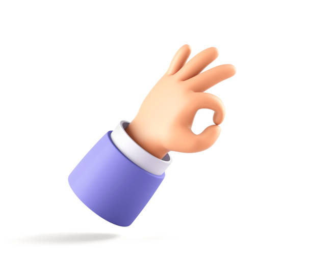 istock Hand with sign of OK 1290705749