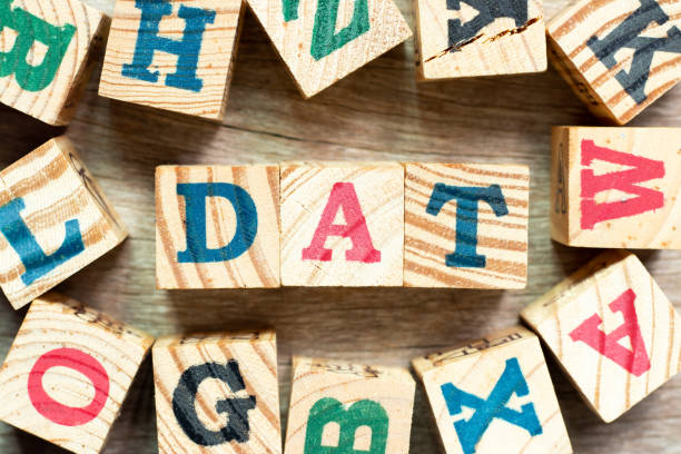 istock Alphabet letter block in word DAT (Abbreviation of Delivery at Terminal) with another on wood background 1290705862