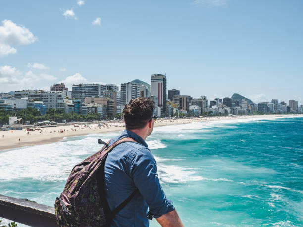 Beautiful and magical city of Rio de Janeiro Beautiful and magical city of Rio de Janeiro and its famous places. Urban landscape. Concept of leisure and travel corcovado stock pictures, royalty-free photos & images