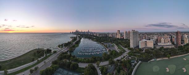 istock Aerial View of Chicago Skyline 1290719481