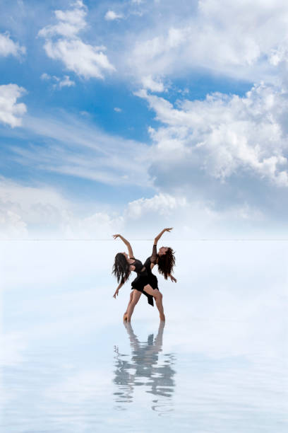 Ballerinas dancing on the water