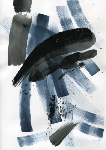 istock Acrylic abstract painting on paper 1290722259