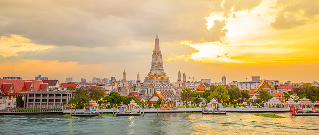 Wat Arun is one of the most well known of Thailand's landmarks