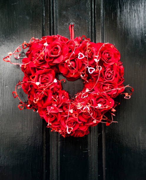 istock Heart shaped door ornament celebrating love 1290729013