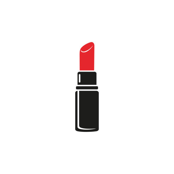 립스틱 만화 아이콘 또는 로고 격리 기호 기호 벡터 - lipstick stock illustrations