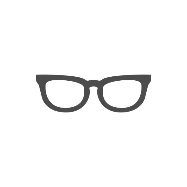 Vector illustration with glasses icon Vector illustration with glasses icon reading glasses stock illustrations
