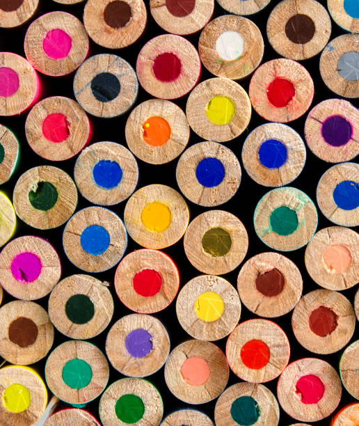 istock Abstract Bottom of Colored Pencils 1290738223