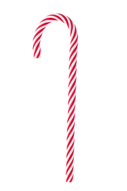 istock Christmas candy cane lollipop, sweets isolated 1290740520