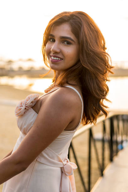 istock Model woman photoshoot in Goa 1290748586