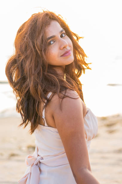 istock Model woman photoshoot in Goa 1290748699