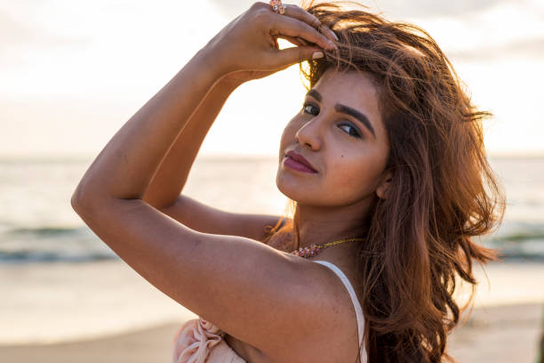 istock Model woman photoshoot in Goa 1290749247