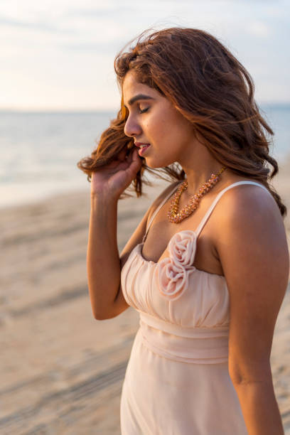 istock Model woman photoshoot in Goa 1290749366