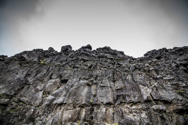 istock Jagged cliff face in Thingvellir National Park, Iceland 1290750688