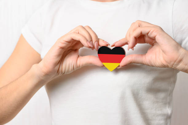 istock Love Germany. German patriotism concept 1290751718