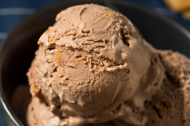 istock Homemade Chocolate Peanut Butter Ice Cream 1290751916