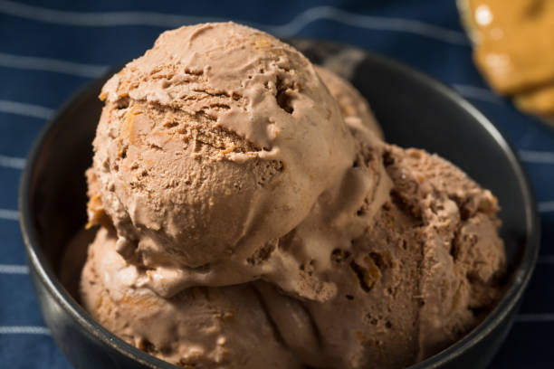 istock Homemade Chocolate Peanut Butter Ice Cream 1290751960