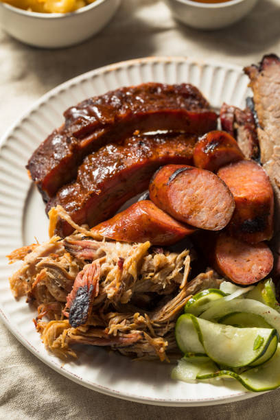 istock Homemade Barbecue Platter with Ribs 1290751975