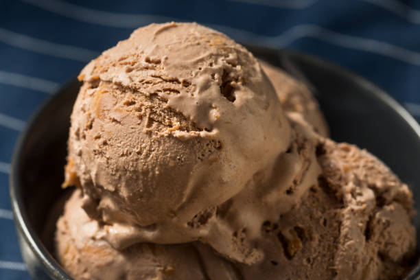 istock Homemade Chocolate Peanut Butter Ice Cream 1290751981