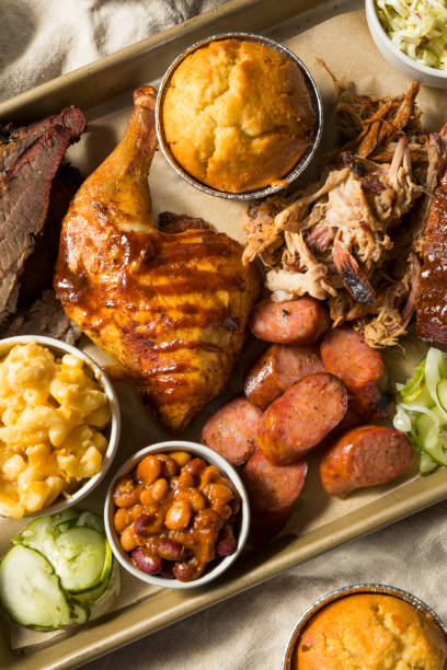 istock Homemade Barbecue Platter with Ribs 1290752108