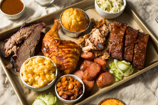 istock Homemade Barbecue Platter with Ribs 1290752225