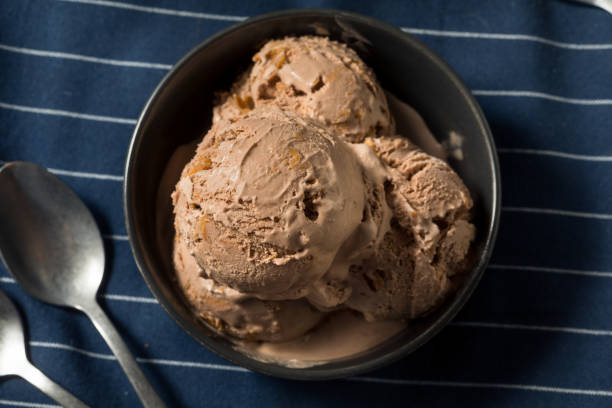 istock Homemade Chocolate Peanut Butter Ice Cream 1290752239