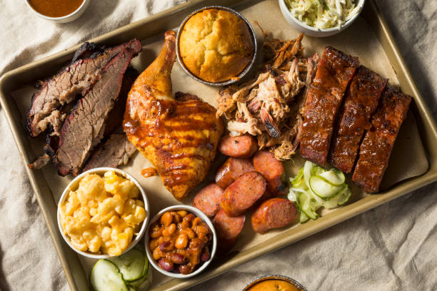 istock Homemade Barbecue Platter with Ribs 1290753184