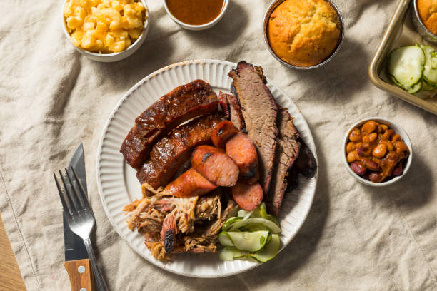 istock Homemade Barbecue Platter with Ribs 1290753198