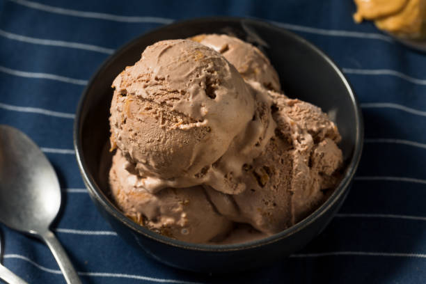 istock Homemade Chocolate Peanut Butter Ice Cream 1290753228