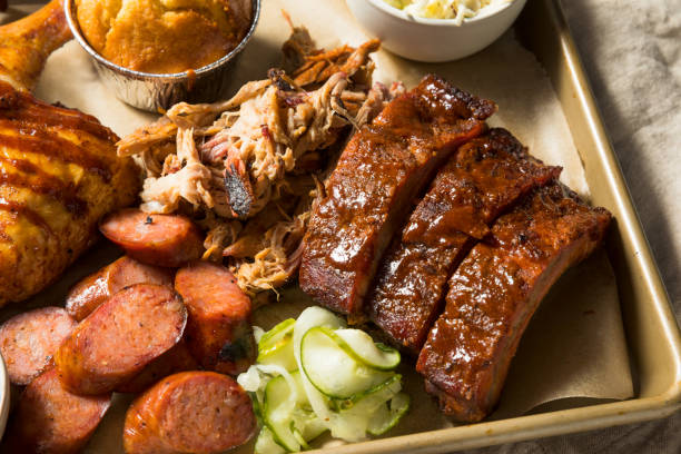 istock Homemade Barbecue Platter with Ribs 1290753246
