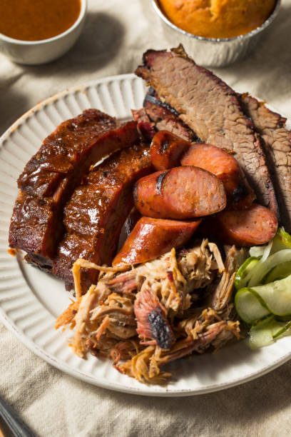 Homemade Barbecue Platter with Ribs