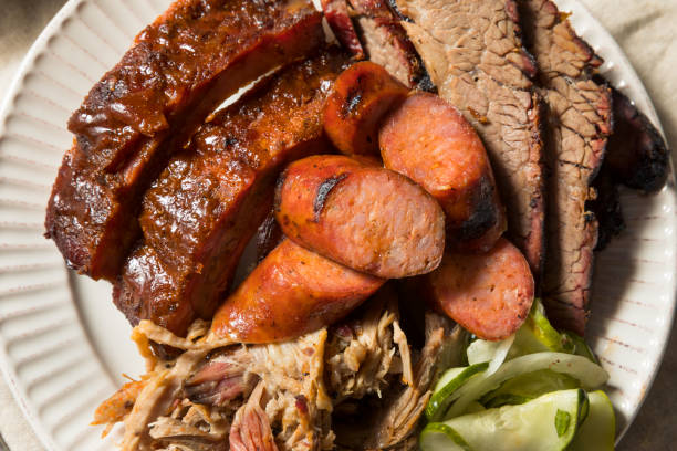 istock Homemade Barbecue Platter with Ribs 1290753335