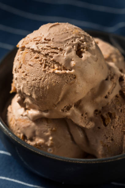 istock Homemade Chocolate Peanut Butter Ice Cream 1290753352