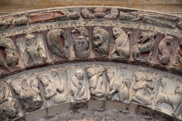 istock Sculpture of an old church 1290759593