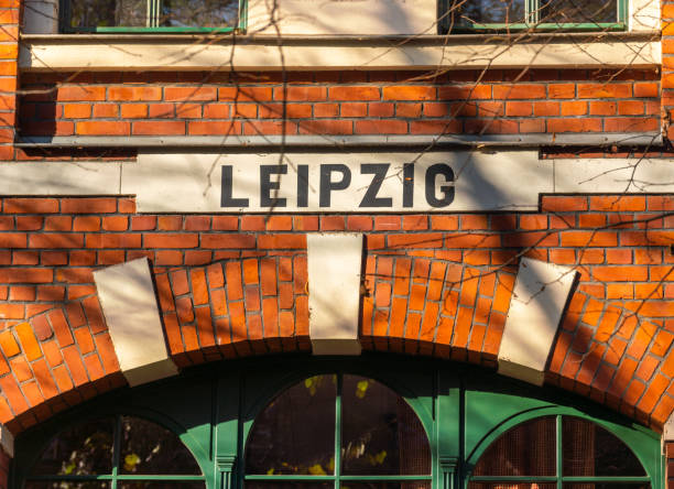 istock Historic Building brickwork detail in Leipzig, Germany 1290760601
