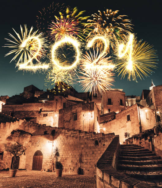 istock sassi di matera at night for the new year 1290761639