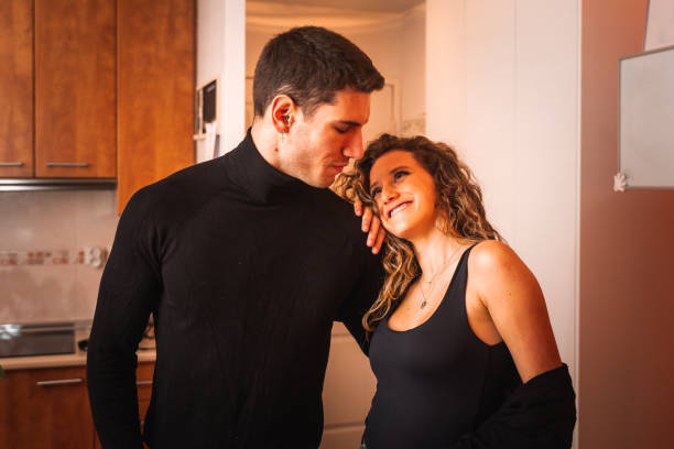 istock Brother and sister loving each other 1290766393