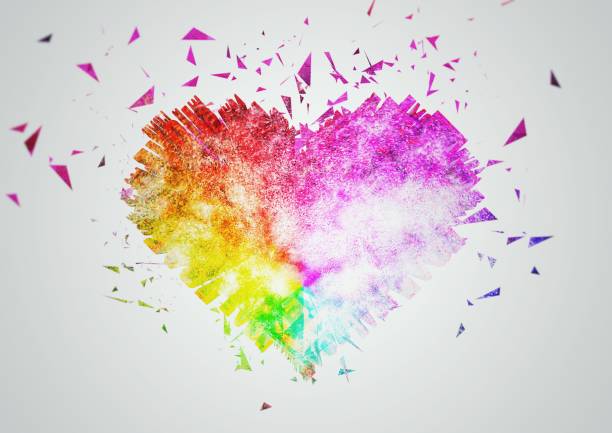 istock A colorful heart that splashes 1290769266